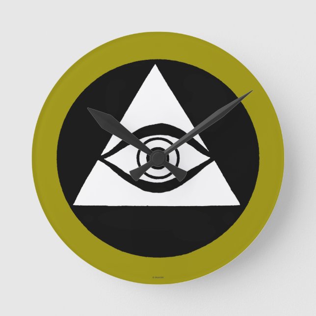 Symbol: All Seeing Eye Round Clock (Front)