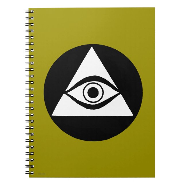 Symbol: All Seeing Eye Spiral Notebook (Front)