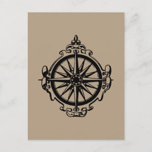 Symbol: Compass Postcard