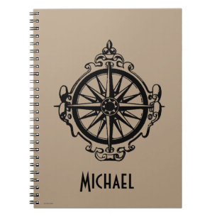 Symbol: Compass Spiral Notebook