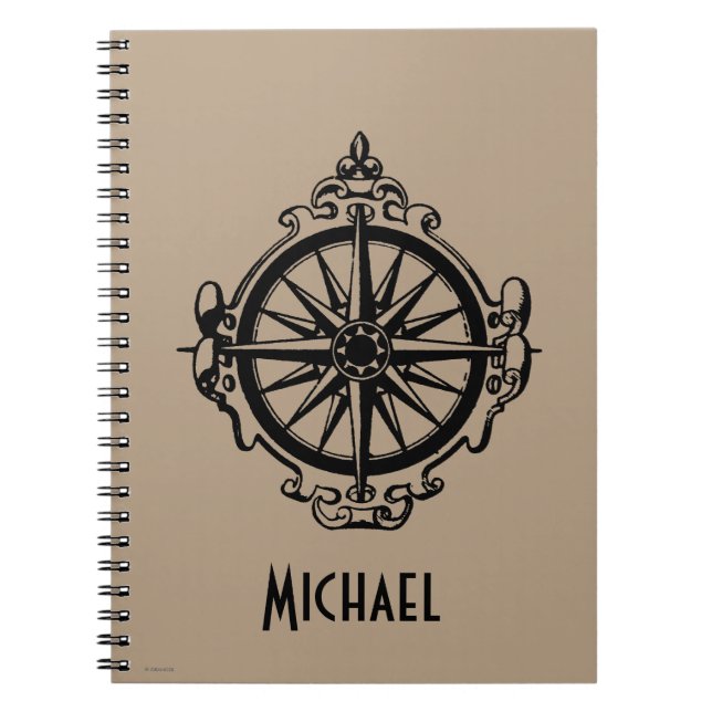 Symbol: Compass Spiral Notebook (Front)