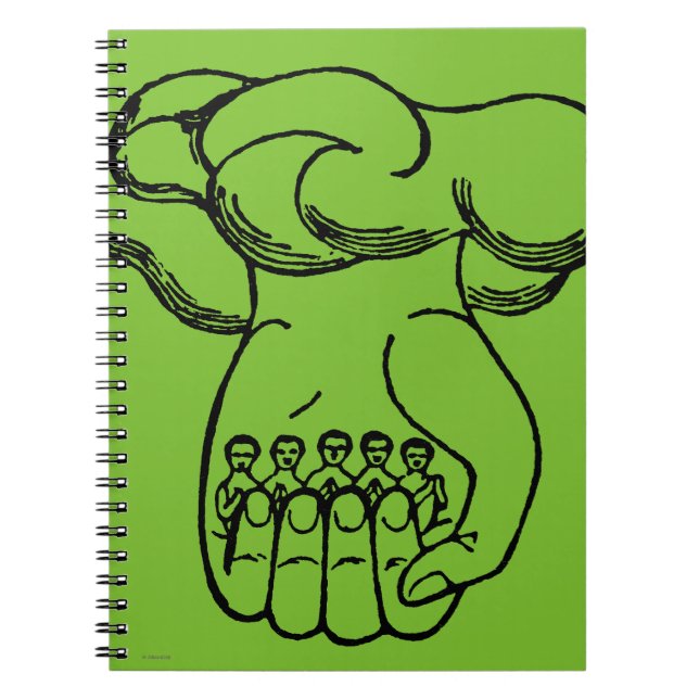 Symbol: Divine Hand Spiral Notebook (Front)