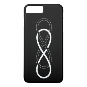 Symbol double Infinity - Black & White Case-Mate iPhone Case