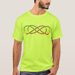 Symbol double Infinity - coloured T-Shirt
