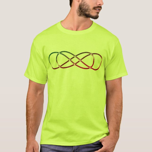 Symbol double Infinity - coloured T-Shirt (Front)