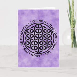 Symbol Flower Of Life - Rules Of Life 1 Card