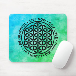 Symbol Flower Of Life - Rules Of Life 1 Mouse Pad