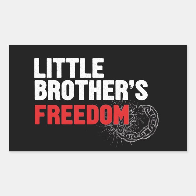 symbol Freedom Equality America flag red Rectangular Sticker (Front)