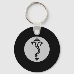 Symbol Ganesha Meditation Spiritual India Yoga  Key Ring