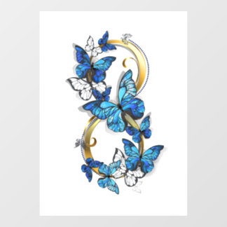 Symbol Infinity of Blue Morpho Butterflies