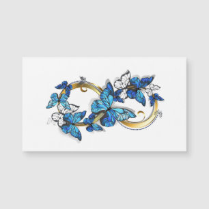Symbol Infinity of Blue Morpho Butterflies