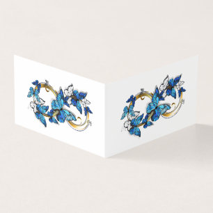 Symbol Infinity of Blue Morpho Butterflies