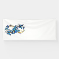 Symbol Infinity of Blue Morpho Butterflies