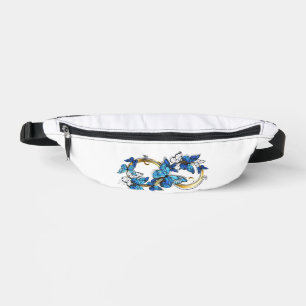 Symbol Infinity of Blue Morpho Butterflies Bum Bags