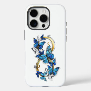 Symbol Infinity of Blue Morpho Butterflies iPhone 16 Pro Case