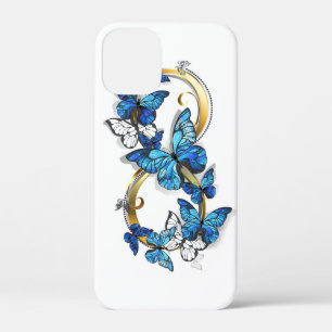 Symbol Infinity of Blue Morpho Butterflies iPhone 12 Mini Case