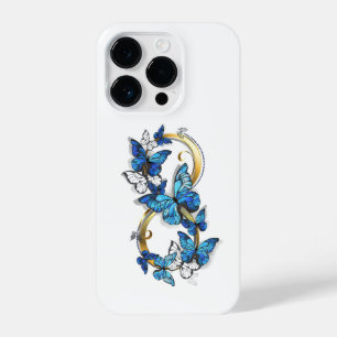 Symbol Infinity of Blue Morpho Butterflies iPhone 14 Pro Case