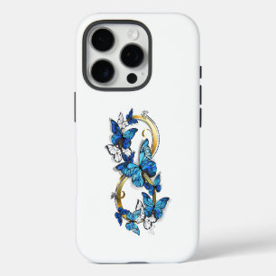 Symbol Infinity of Blue Morpho Butterflies iPhone 16 Pro Case