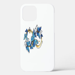Symbol Infinity of Blue Morpho Butterflies iPhone 12 Pro Case
