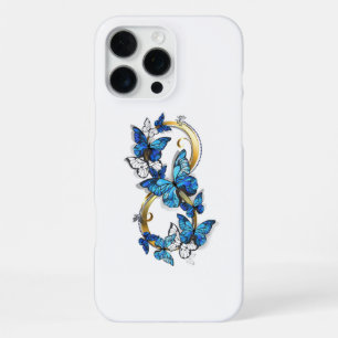Symbol Infinity of Blue Morpho Butterflies iPhone 16 Pro Max Case