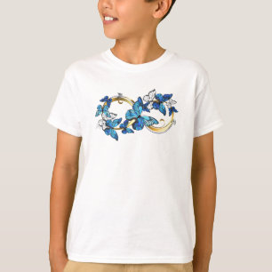 Symbol Infinity of Blue Morpho Butterflies T-Shirt