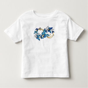 Symbol Infinity of Blue Morpho Butterflies Toddler T-Shirt