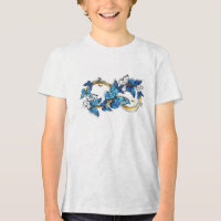 Symbol Infinity of Blue Morpho Butterflies