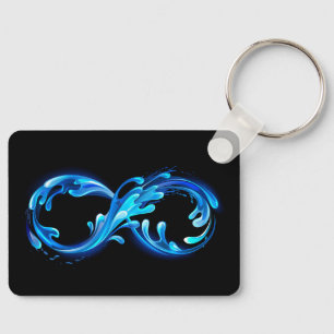 Symbol Infinity of Cold Clear Water Key Ring