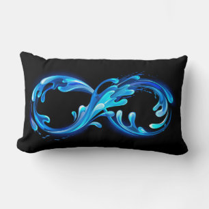 Symbol Infinity of Cold Clear Water Lumbar Cushion