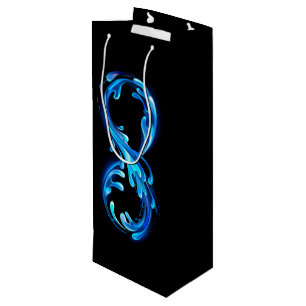 Symbol Infinity of Cold Clear Water Wine Gift Bag
