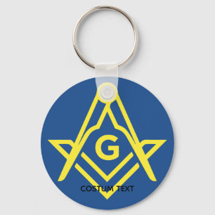 Symbol masonic key ring