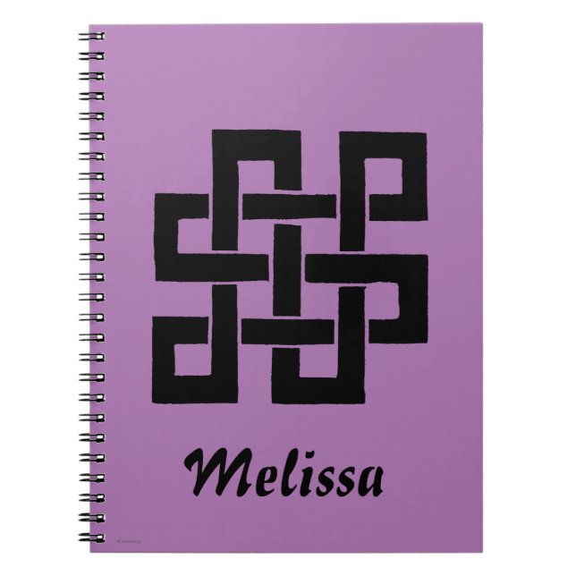 Symbol: Nade-Takara-Nusubi Spiral Notebook (Front)