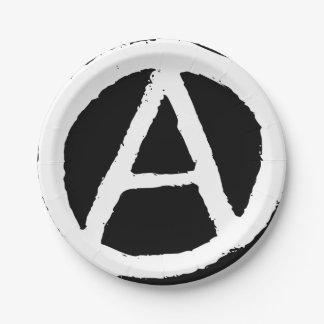 Symbol of Anarchy Paper Plate