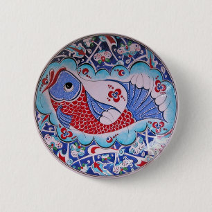 Symbol of Fortune / Tile art 6 Cm Round Badge