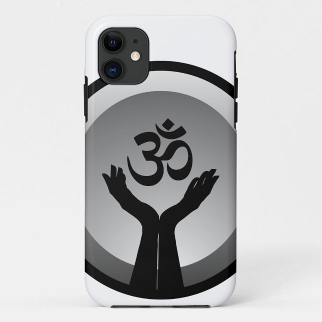 Symbol of Hinduism- om symbol Case-Mate iPhone Case (Back)