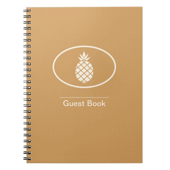 Symbol of Hospitality Spiral Notebook (Front)