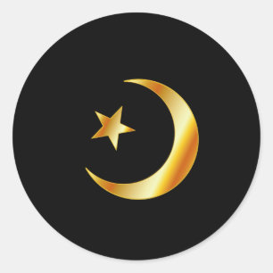 Symbol of Islam religion Classic Round Sticker