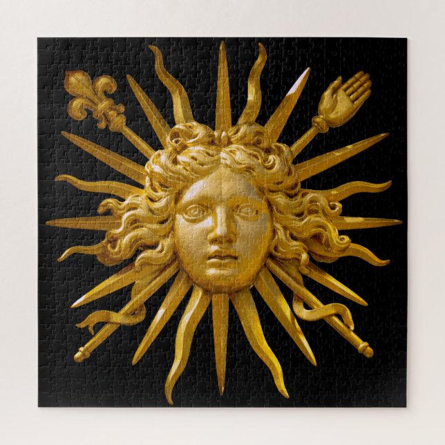 Symbol of Louis XIV the Sun King Jigsaw Puzzle (Vertical)