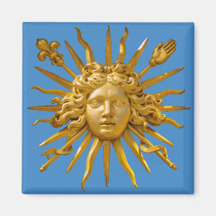 Symbol of Louis XIV the Sun King Magnet