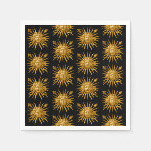 Symbol of Louis XIV the Sun King Napkin