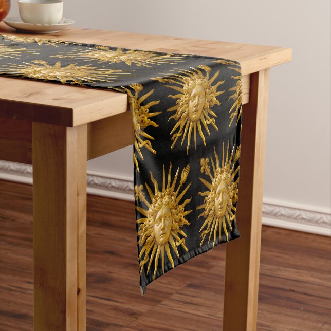 Symbol of Louis XIV the Sun King Short Table Runner (In Situ)