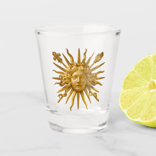 Symbol of Louis XIV the Sun King Shot Glass