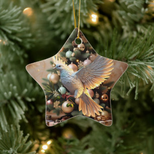 "Symbol of Peace" Ceramic Tree Decoration