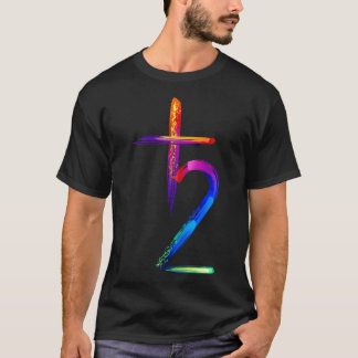 Symbol Of Planets Luminescent Paint T-Shirt