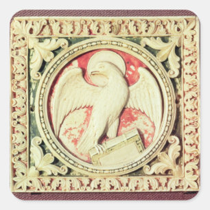 Symbol of St. John the Evangelist Square Sticker