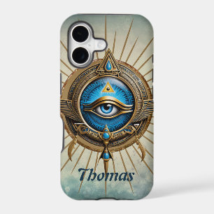 Symbol of the Egyptian allseeing eye,