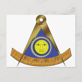 SYMBOL OF THE PAST MASTER POSTCARD