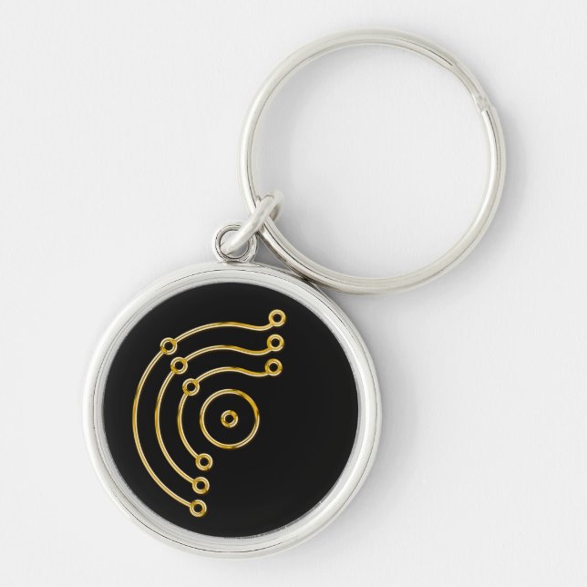 Symbol RUNA / GOLD Key Ring (Front)