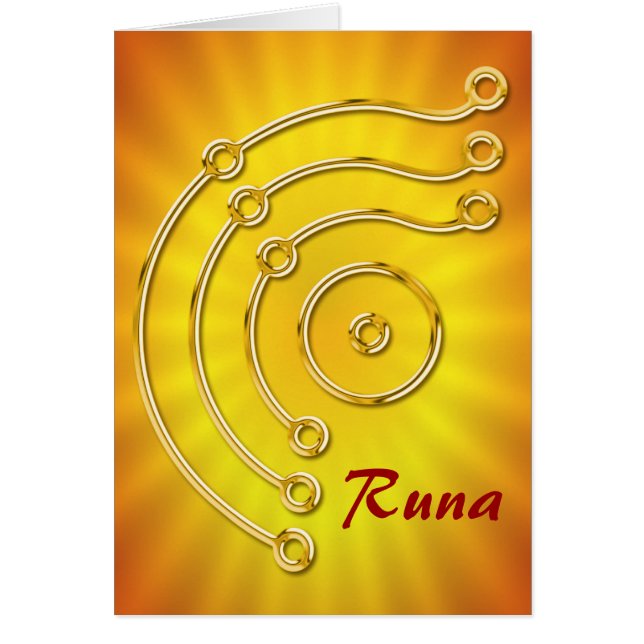 Symbol RUNA / GOLD, Runa (Front)