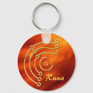 Symbol RUNA / GOLD, Runa Key Ring